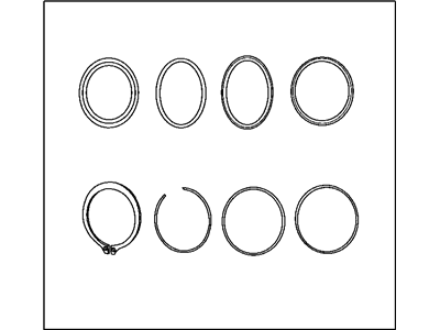 Jeep 4883240AB SEAL AND GASKET PACKAGE Transmission Front Clutch