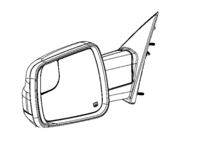 2022 Ram 1500 Car Mirror - 5ZK42JWDAH