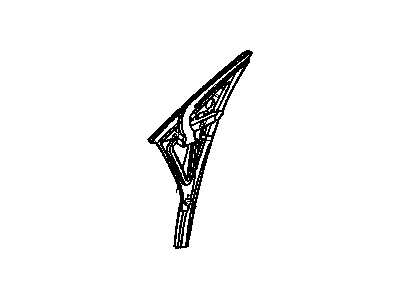 Chrysler 5056018AD WEATHERSTRIP Front Door and Channel