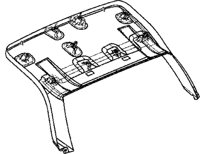 Dodge 5175100AA CLIP Trim Panel U-Clip
