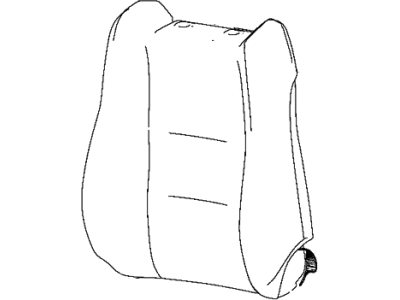 Dodge 6MJ18DX9AA COVER Front Seat Back