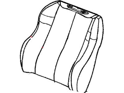 Jeep 1AC521DVAA COVER Front Seat Back