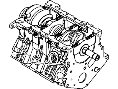 Dodge 68039266AA ENGINE Short Block