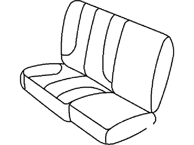 Ram 1NN56BD3AA COVER Rear Seat Back 60%, Right