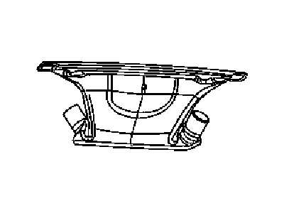 Jeep 5058775AA DUCT Defroster