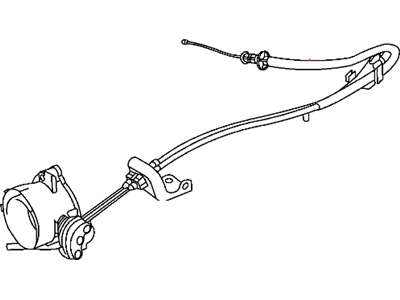 Dodge 4861261AC CABLE Throttle Control