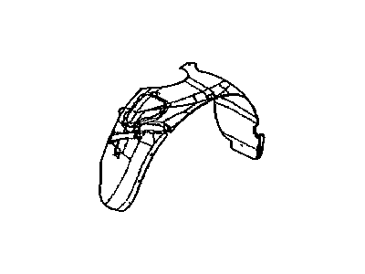 Chrysler 5152054AA SHIELD Wheelhouse