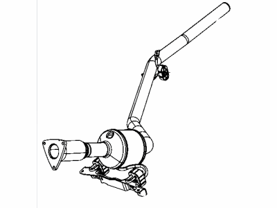 Ram C/V Catalytic Converter - 68085280AC