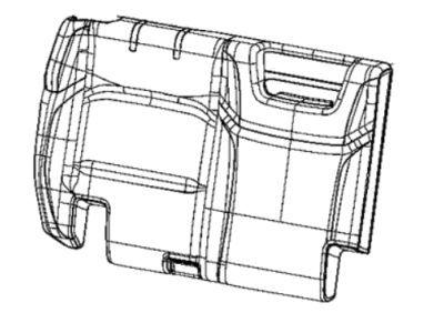 Jeep 7AU68STTAB COVER Rear Seat Back Right