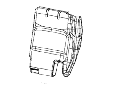 Jeep 7AU67STTAB COVER Rear Seat Back Left