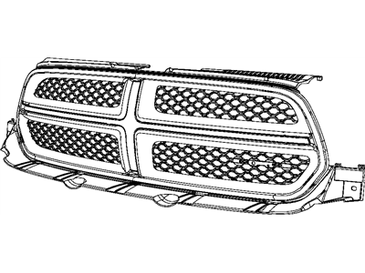 Dodge Durango Grille - 55079364AC