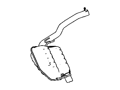 Mopar 4578979AB Resonator And Pipe Exhaust