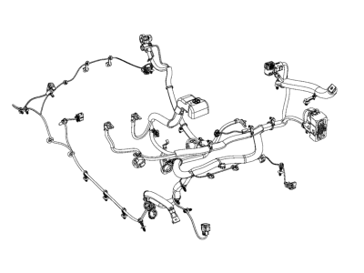 Ram 68294001AD WIRING Battery, Alternator, And Starter