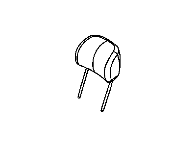 Jeep XG561DVAA HEADREST Rear