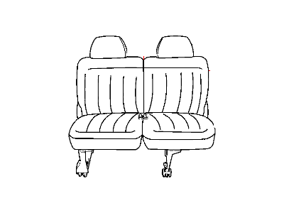 2006 Dodge Caravan Seat Cushion - ZA551J3AA