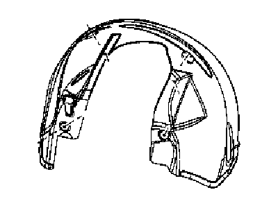 Mopar 68084288AB Shield Wheelhouse