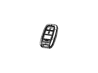 Chrysler Voyager Car Key - 68217827AC