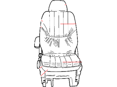 2006 Chrysler Town & Country Seat Cushion - 1AM931D5AB
