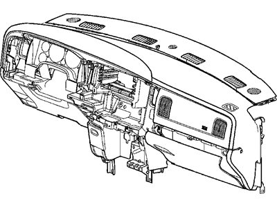 Dodge 5GT31WL8AA COVER Instrument Panel