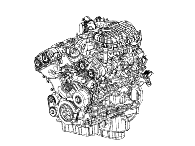 Ram 68264741AB ENGINE Long Block
