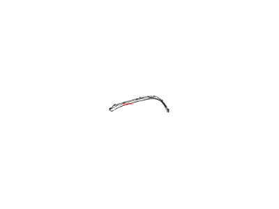 Mopar 57010444AG Applique B Pillar Front