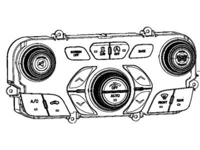 Chrysler 200 A/C Switch - 68245032AA