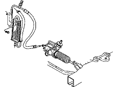Dodge Durango Power Steering Hose - 52106944AC