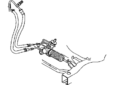 Dodge Durango Power Steering Hose - 52106215AG