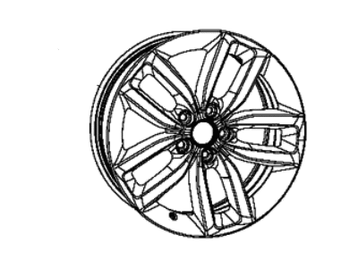 Dodge 5PN331STAA WHEEL Aluminum