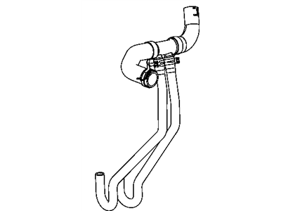 Dodge Magnum Radiator Hose - 4596763AD