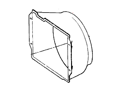 Jeep 52027925AC SHROUD Fan