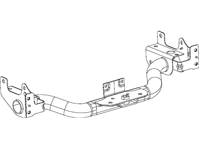 Ram 55398273AC RECEIVER KIT Trailer Tow