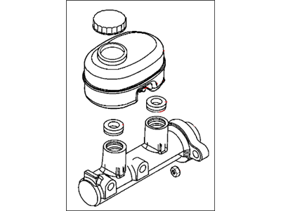 Dodge 5011256AB MASTER CYLINDER Brake
