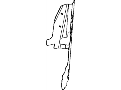 Jeep 55037711AA SEAL Radiator Side