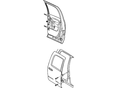 Dodge 55276118AJ DOOR Rear