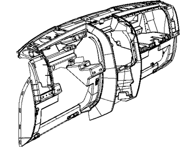 Jeep 1JS13BDAAA PANEL Instrument Panel