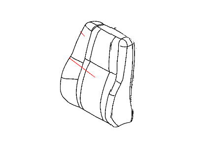 Jeep 1FD321D5AA COVER Front Seat Back