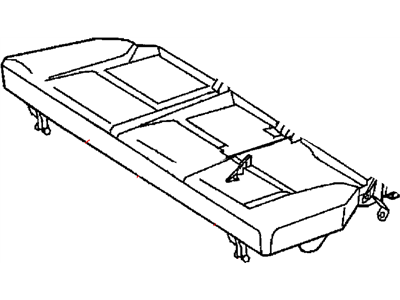 Chrysler 1BB831FLAA COVER Rear Seat Cushion