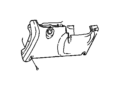 Chrysler Sebring Steering Column Cover - RA66ZP7AC