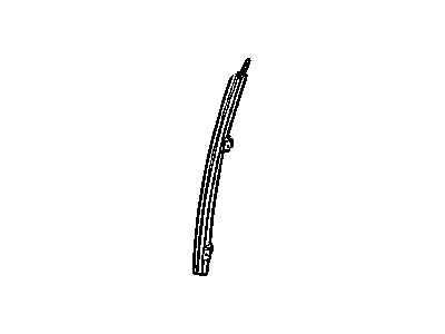 Dodge 5257963AF WEATHERSTRIP Front Door Glass Run