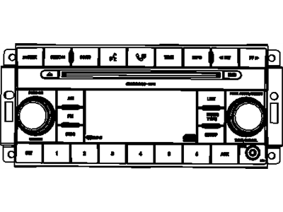 Mopar 5064410AD Radio AM/FM With CD