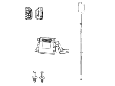 Jeep 82215865AB REMOTE START Complete