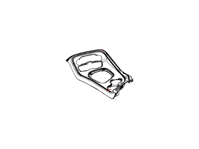 Mopar 5LE51LA8AB Trim Ring, Black