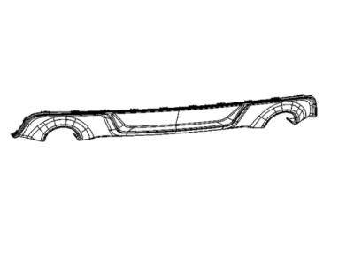 Mopar 68421851AA Rear Valance