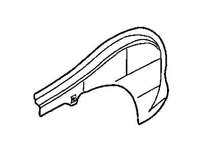 Dodge 5008097AB EXTENSION Quarter Inner Lower