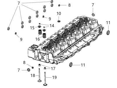Ram 2500 Cylinder Head - 68444786AA