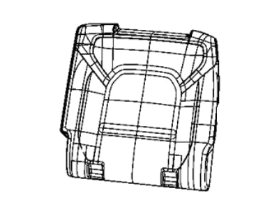 Ram 6RE69BD3AE COVER Rear Seat Back Left