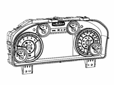 Ram 3500 Instrument Cluster - 68340661AB