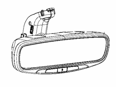 2020 Jeep Grand Cherokee Car Mirror - 68358111AA