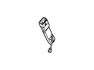 Dodge 5KM871J3AA SEAT BELT Front Inner Left, Buckle